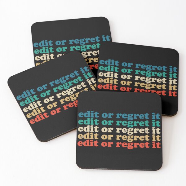 Item preview, Edit Or Regret It designed and sold by crenaviolena.