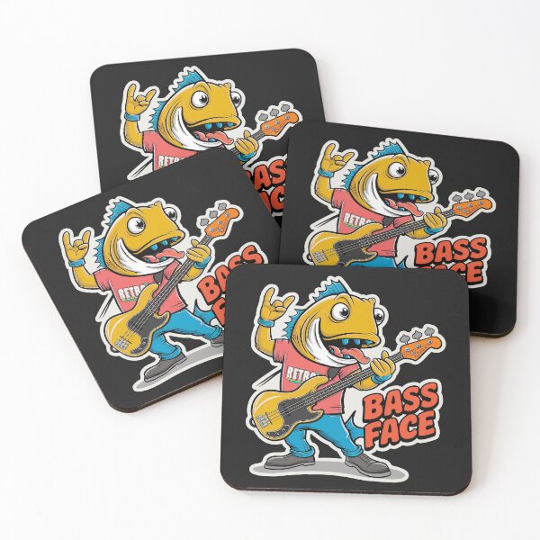 Item preview,  ''Bass Face'' Funny Bass Guitarist Music Band T-Shirt designed and sold by Witty Shirts.