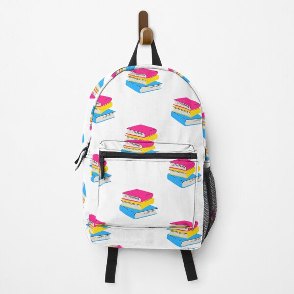 Item preview, Pansexual pride bookstack designed and sold by River Graphic Design.