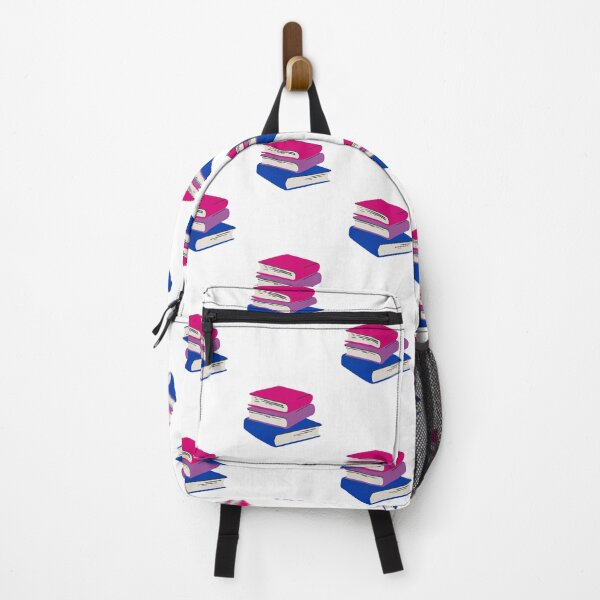 Item preview, bisexual pride bookstack designed and sold by River Graphic Design.
