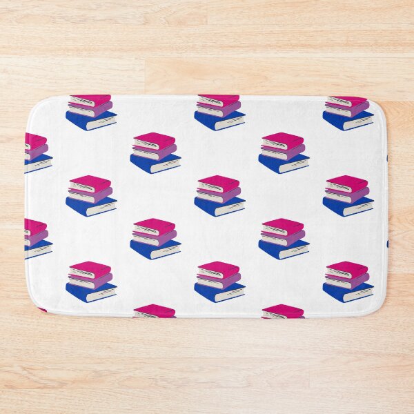 Item preview, bisexual pride bookstack designed and sold by River Graphic Design.