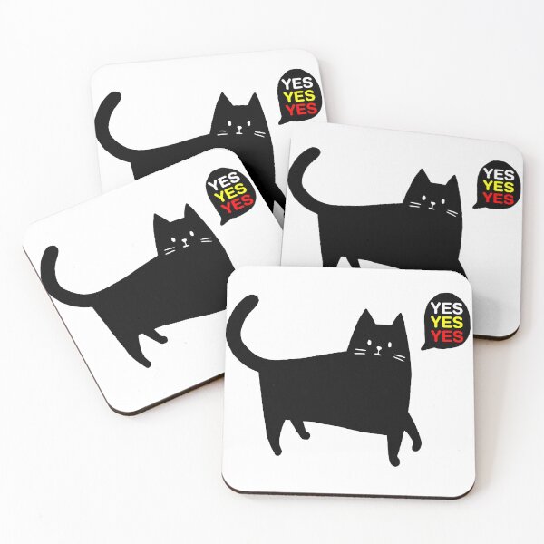 Item preview, Cat Say Yes Yes Yes designed and sold by Mahmoud Salah.