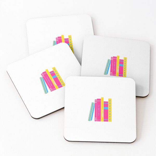 Item preview, Pansexual pride bookstack designed and sold by River Graphic Design.