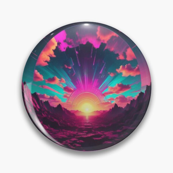 Item preview, Synthwave Colorful Cosmos Neon Colors Retro Origina Artwork designed and sold by EmeraldCauldren.