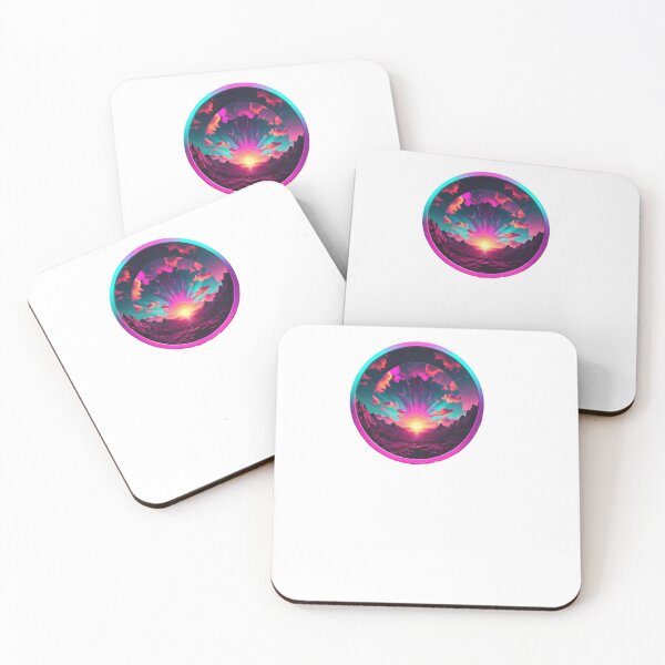 Item preview, Synthwave Colorful Cosmos Neon Colors Retro Origina Artwork designed and sold by EmeraldCauldren.