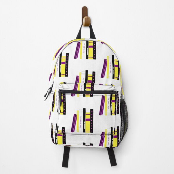 Item preview, Nonbinary pride bookstack designed and sold by River Graphic Design.
