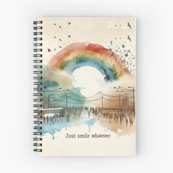 Item preview, Rainbow Birds Crowd designed and sold by Nanthanon.