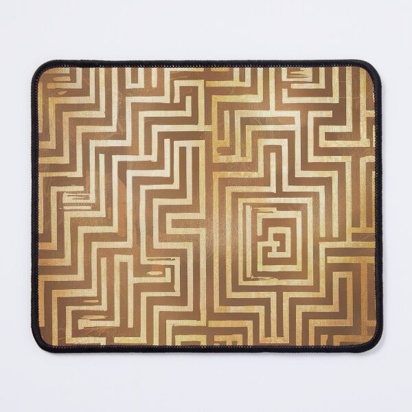 Item preview, Elegant Gold Greek Key Pattern designed and sold by Tamas Das.