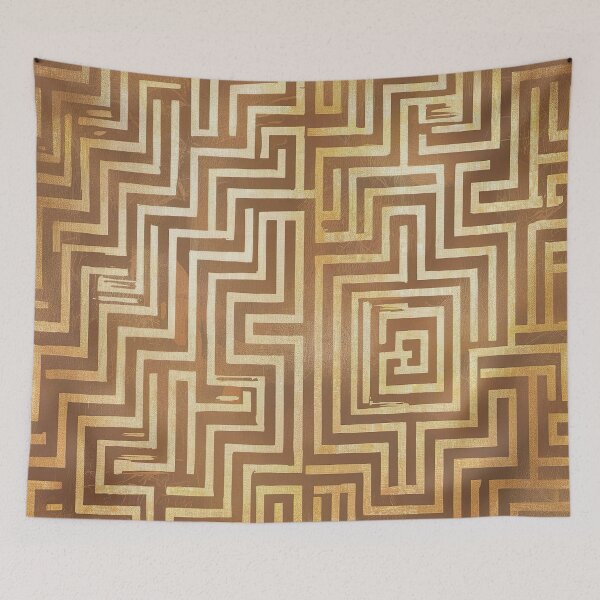 Item preview, Elegant Gold Greek Key Pattern designed and sold by Tamas Das.