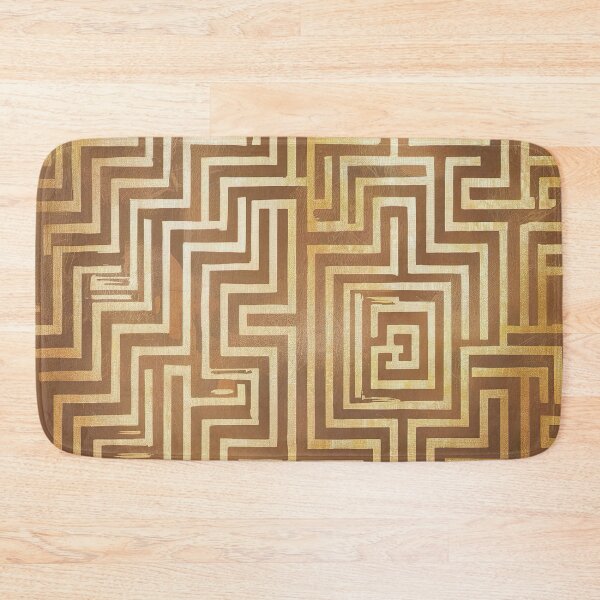 Item preview, Elegant Gold Greek Key Pattern designed and sold by Tamas Das.