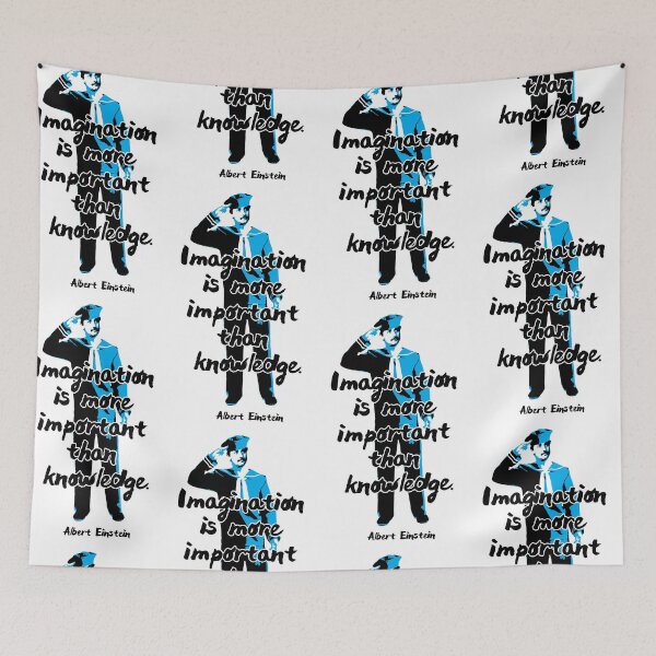 Item preview, Albert Einstein Quote Imagination designed and sold by bibinik.