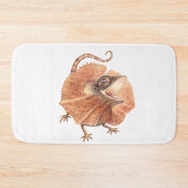 Item preview, Frill neck lizard baby drawing designed and sold by Shell North | Little Quirk of Art.