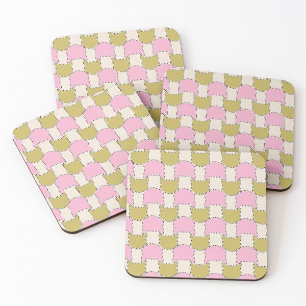 Item preview, Pink and lemon cat check  designed and sold by Tatiana Ribeiro.
