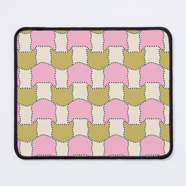 Item preview, Pink and lemon cat check  designed and sold by Tatiana Ribeiro.
