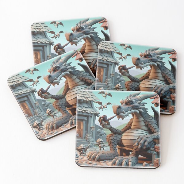 Item preview, Grandpa Dragon looks after the children designed and sold by HerbertFlenner.