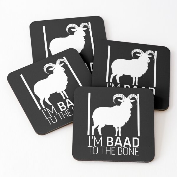 Item preview, I’M BAAD TO THE BONE - Badass Mouflon designed and sold by SplashTastic.
