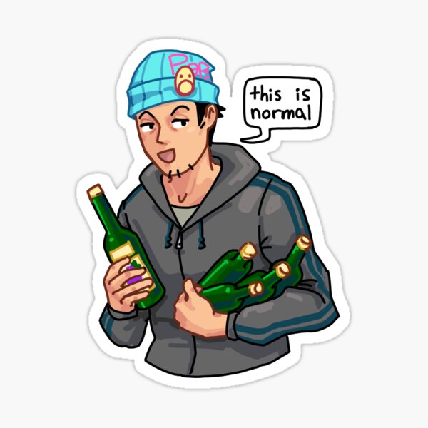 Item preview, Phoenix Wright grape juice sticker designed and sold by codatt.