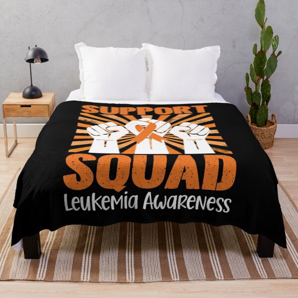 Item preview, Leukemia Support Squad Leukemia Awareness Purple Ribbon Blood Cancer designed and sold by stylesip.