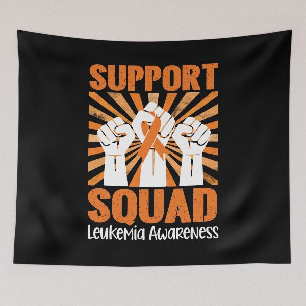 Item preview, Leukemia Support Squad Leukemia Awareness Purple Ribbon Blood Cancer designed and sold by stylesip.