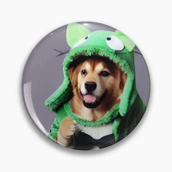 Item preview, Happy Dog in a Funny Costume #26 designed and sold by fabfunnyanimals.