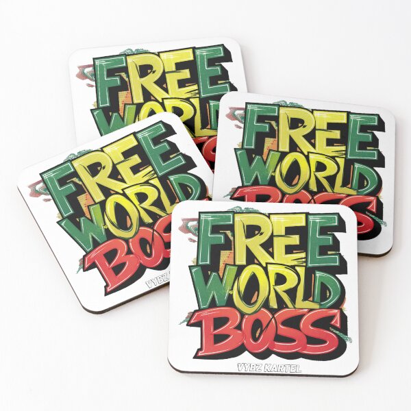 Item preview, Free World Boss ( Vybz Kartel) designed and sold by ReggaeVibeMerch.