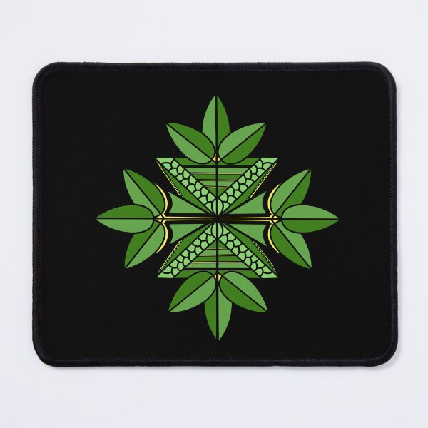 Item preview, Green Lily Geometric Ornament designed and sold by KateQR.