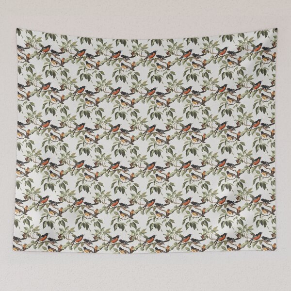 Item preview, Vintage cottagecore birds on a tree branches Phone case designed and sold by KreativKulture.