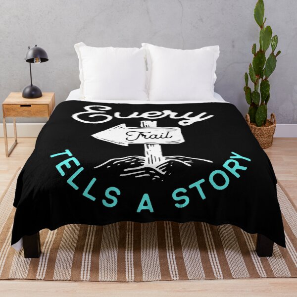 Item preview, Every trail tells a story black designed and sold by Kalaidax.