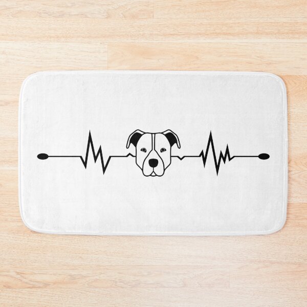 Item preview, pitbull heartrate designed and sold by EmeraldeaArt.