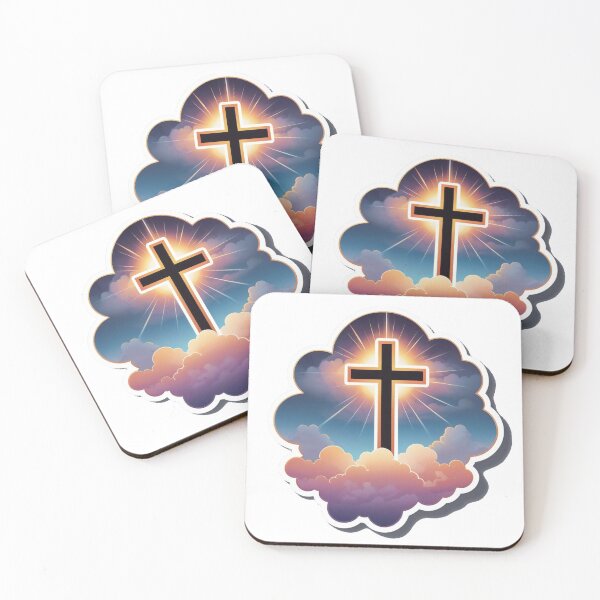 Aperçu de l'œuvre Croix flottant sur les nuages créée et vendue par SavvySojourner.