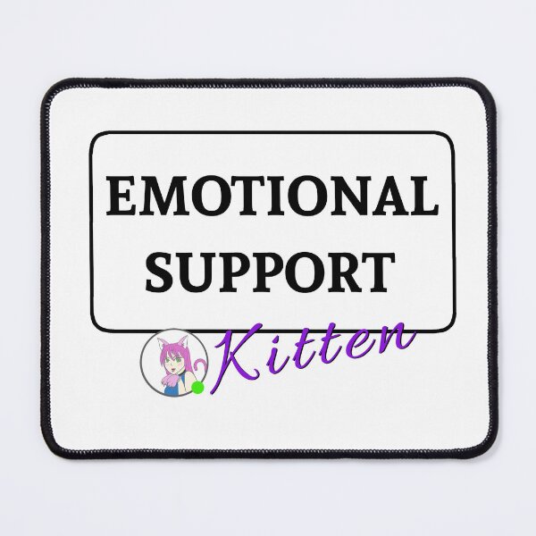 Item preview, Emotional Support Discord Kitten designed and sold by Robin-The-Moth's room full of lamps.