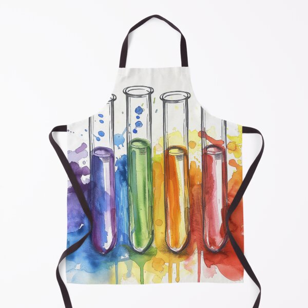 Item preview, Watercolor Science-Chemistry 4 Test Tubes designed and sold by GrinGalore.
