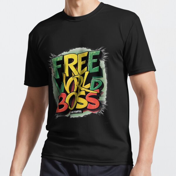 Free World Boss (Vybz Kartel) Active T-Shirt