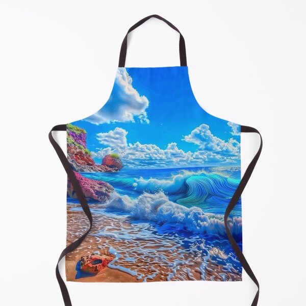 Item preview, Seascape Symphony in Vivid Hues designed and sold by Retro Type.