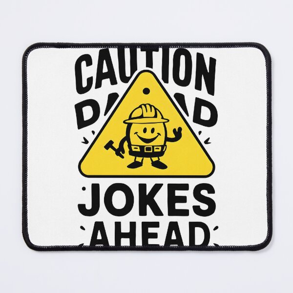 Item preview, Caution Dad Jokes Ahead - Simply Funny Design designed and sold by Zibis09.