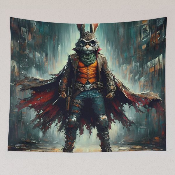 Item preview, Super Hero Bunny designed and sold by Vibranta Studio.