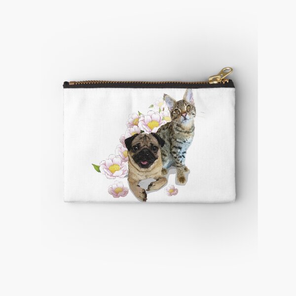 Item preview, cat and pug designed and sold by obscurite.