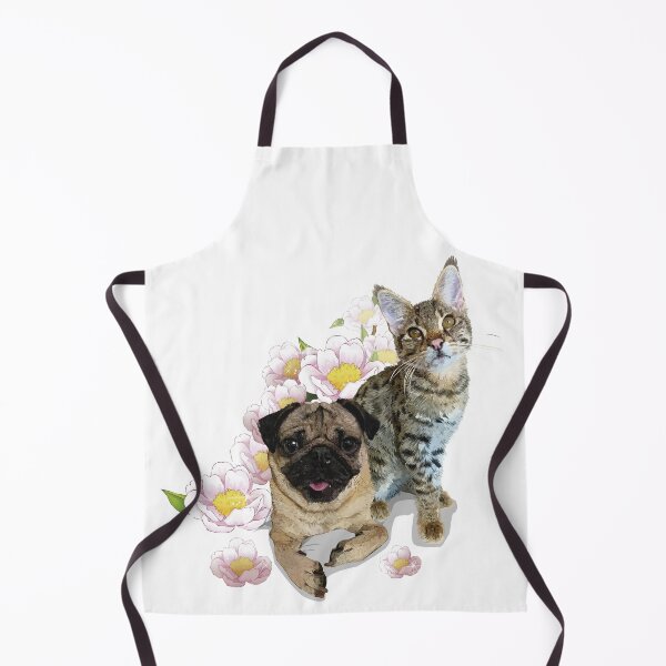 Item preview, cat and pug designed and sold by obscurite.