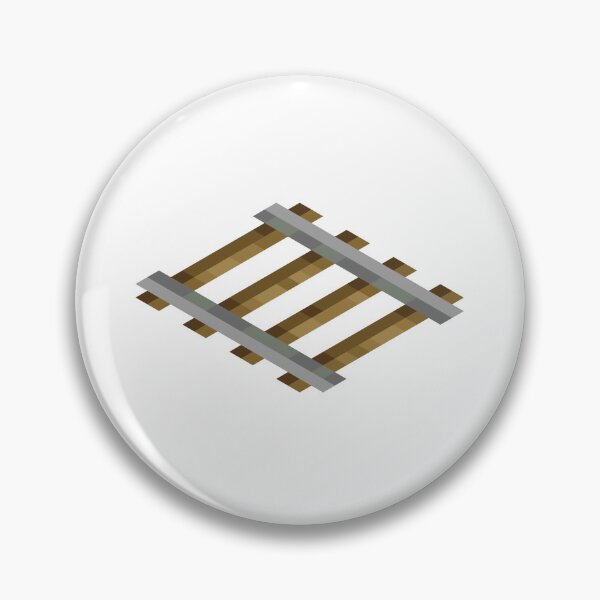 Item preview, Rail Block Minecraft Block Icon designed and sold by Kubala Designs.