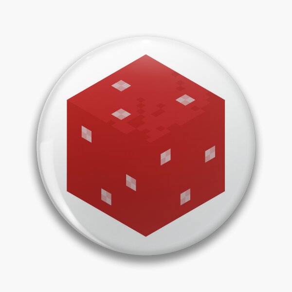Item preview, Red Mushroom Block Minecraft Block Icon designed and sold by Kubala Designs.