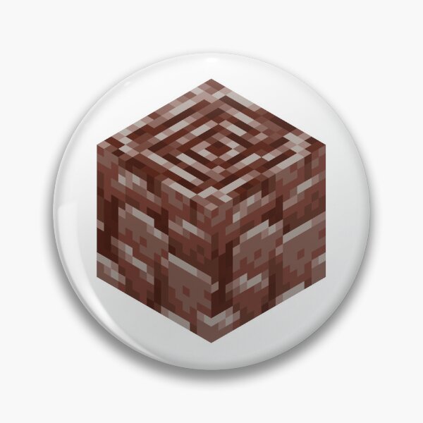 Item preview, Ancient Debris Block Minecraft Block Icon designed and sold by Kubala Designs.