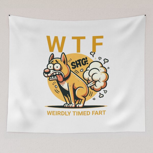 Item preview, FUNNY DOG WEIRDLY FARTS 2024 designed and sold by Terrence Webster.