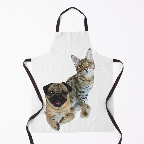 Artikelvorschau, Mops und Katze entworfen und verkauft von obscurite.