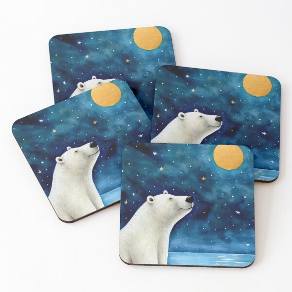 Item preview, Polar Bear Moonlight designed and sold by PawPrintStyles.