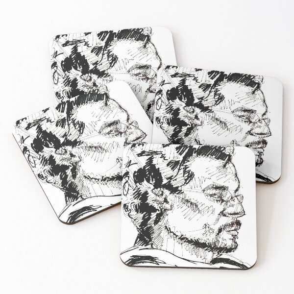 Item preview, Man profile portrait illustration designed and sold by Arthur Loeuil.