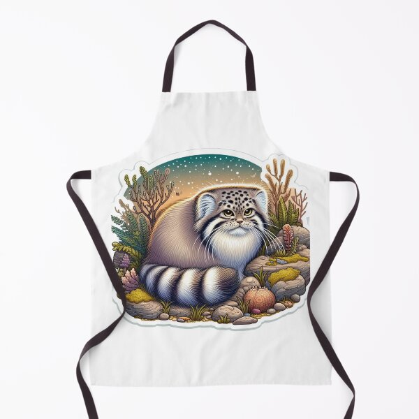 Item preview, Whimsical Pallas's Cat in Rocky Habitat designed and sold by TeeSocio.
