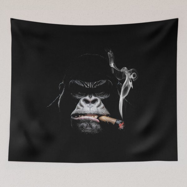 Item preview, Gorilla with Cigar designed and sold by NickTaroDesign.