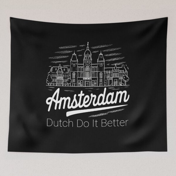 Artikelvorschau, Amsterdam Silhouette - Amsterdam Liebhaber - Amsterdam Souvenir - Amsterdam Urlaub entworfen und verkauft von JansenGS.