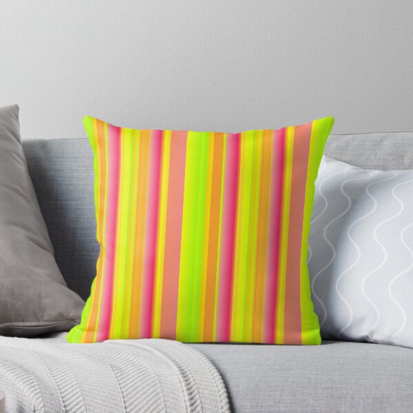 Item preview, autumn color palette striped | Bright red orange striped designed and sold by lausn.