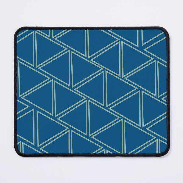 Item preview, blue triangle background pattern designed and sold by wonghong.